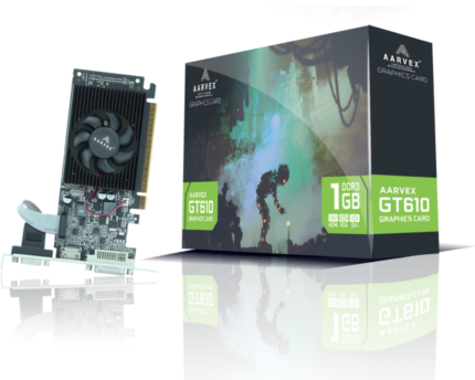 Aarvex NVIDIA GT610 1GB DDR3 Graphics Card