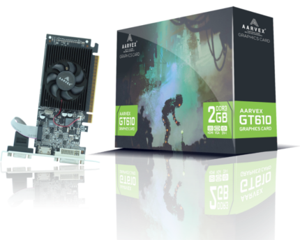 Aarvex NVIDIA GT610 2GB DDR3 Graphics Card