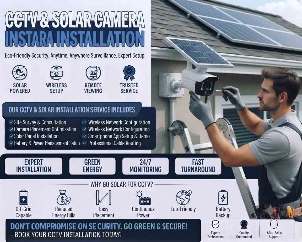 CCTV & Solar Camera Installation