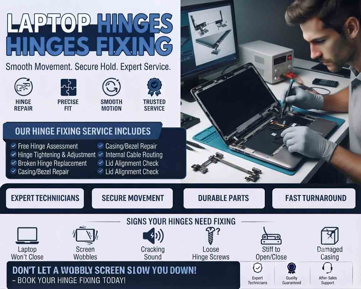 Laptop Hinges Fixing